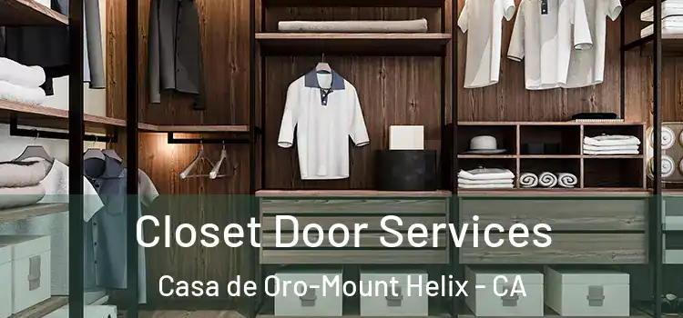  Closet Door Services Casa de Oro-Mount Helix - CA