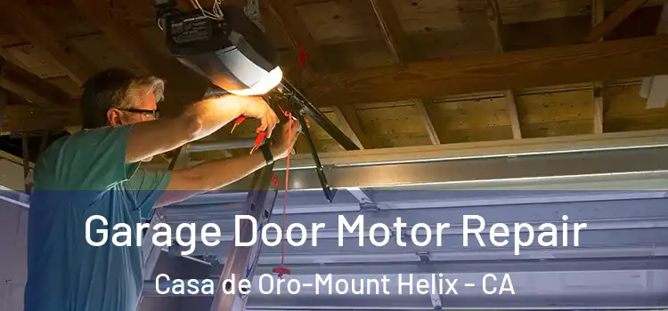  Garage Door Motor Repair Casa de Oro-Mount Helix - CA