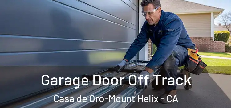  Garage Door Off Track Casa de Oro-Mount Helix - CA
