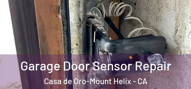  Garage Door Sensor Repair Casa de Oro-Mount Helix - CA