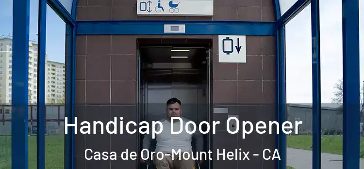  Handicap Door Opener Casa de Oro-Mount Helix - CA