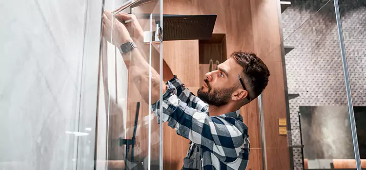 Replace Shower Doors with Frameless Casa de Oro-Mount Helix