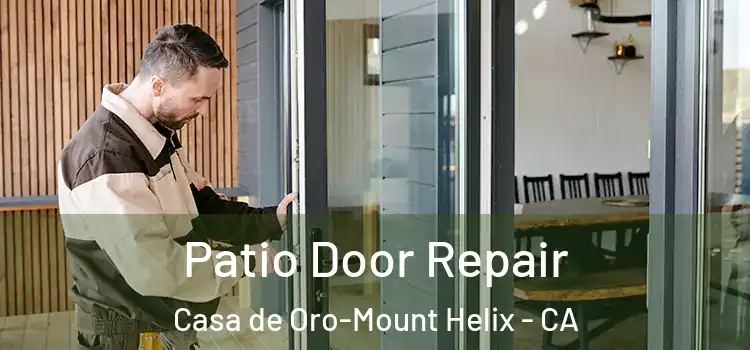 Patio Door Repair Casa de Oro-Mount Helix - CA